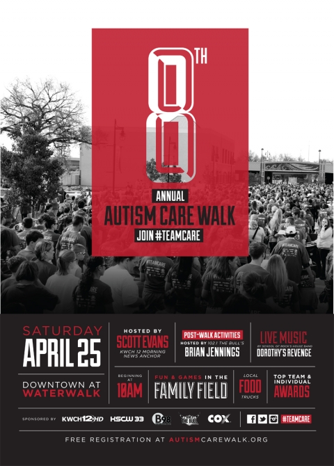 Autism CARE Walk Event Poster