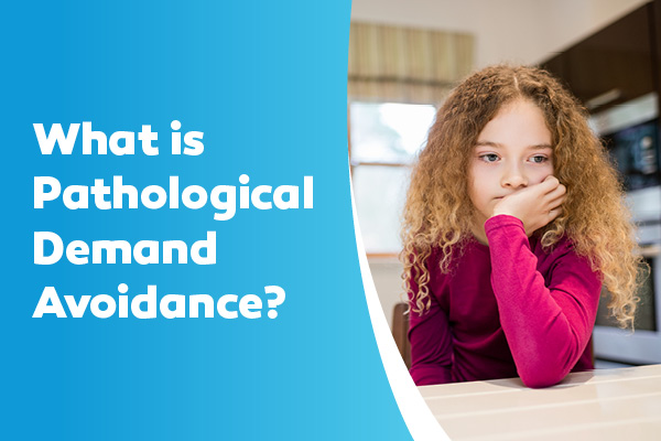 What is Pathological Demand Avoidance? Photo of a girl sitting at a kitchen counter