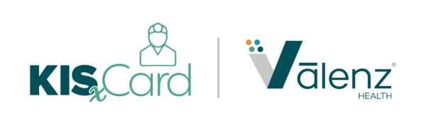 KISx Card and Vālenz Health logo