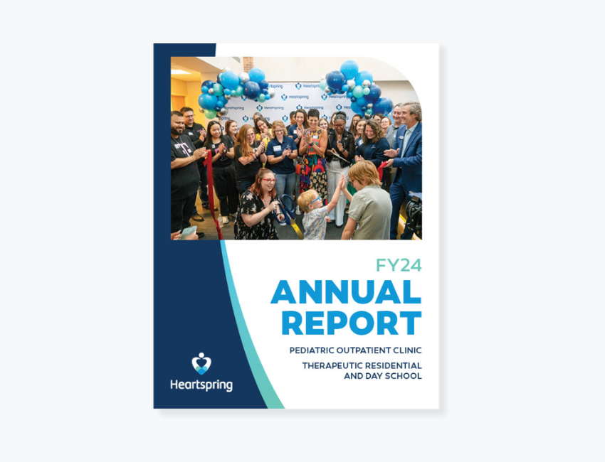Cover of the Heartspring Annual Report