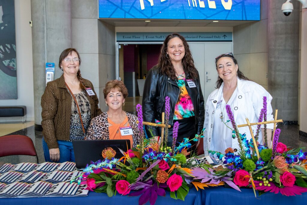 Group of check-in volunteers at the Heartspring Gala