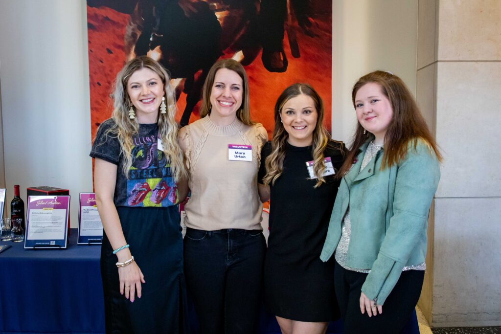 Group of volunteers posing for a photo at the 2025 Heartspring Gala