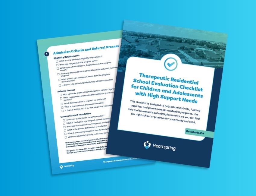 Preview of pages in the resource checklist download