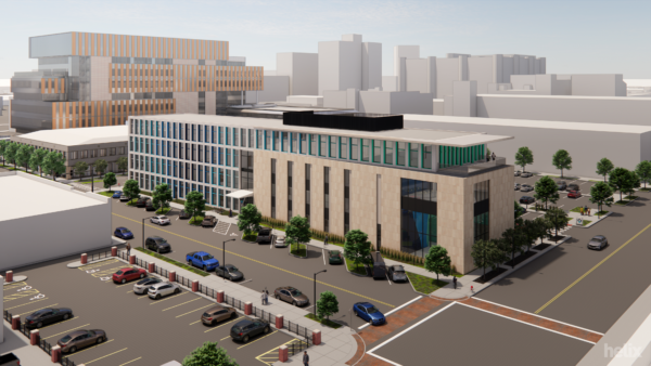 Architectural rendering of Heartspring's future Center for Pediatric Neurodevelopment.